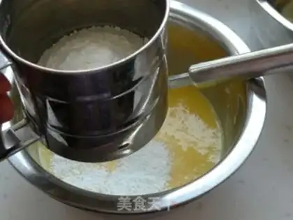 Make Orange cake roll step 4