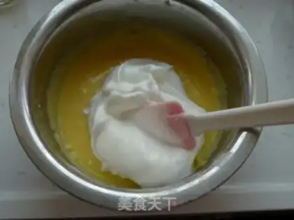 Make Orange cake roll step 7