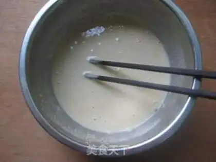 Make Egg waffles step 1