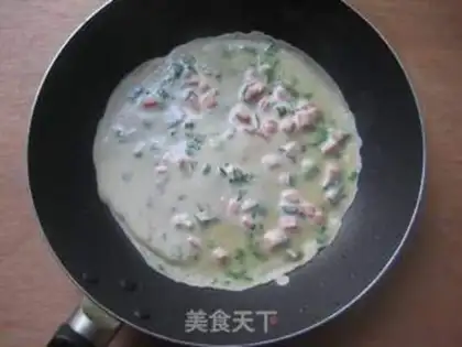 Make Egg waffles step 4