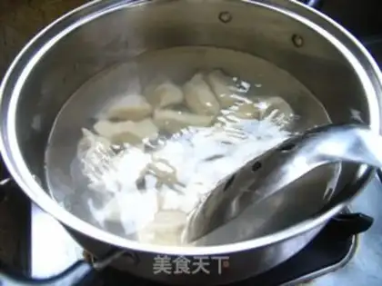 Make Three shrimp dumplings step 12