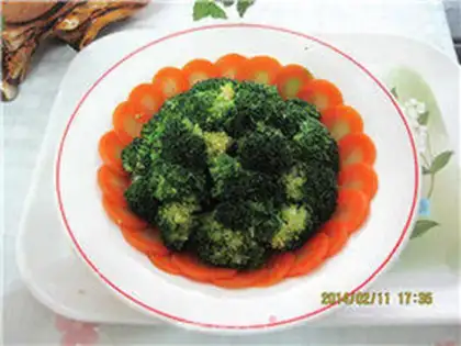 Make Pelican oil and broccoli step 11