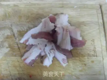 Make Crab pork stew step 1