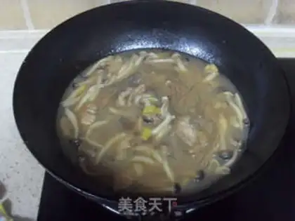 Make Crab pork stew step 5