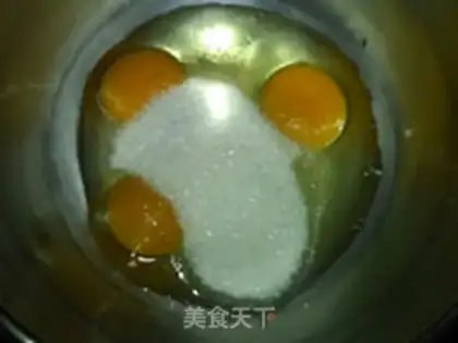 Make Coconut jam cake step 1