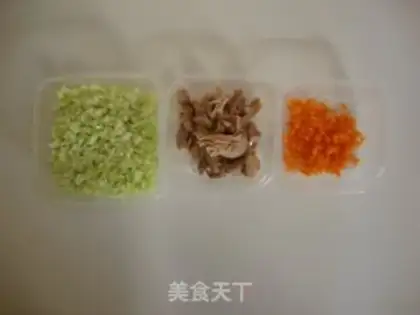 Make Little tuna balls step 1