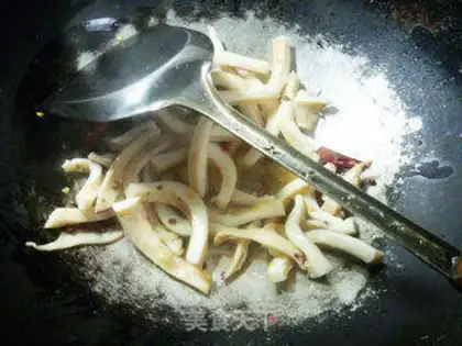 Make Spicy ink fish step 6
