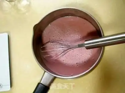 Make Strawberry milk pudding step 2