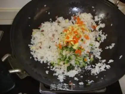 Make Squid rice step 3