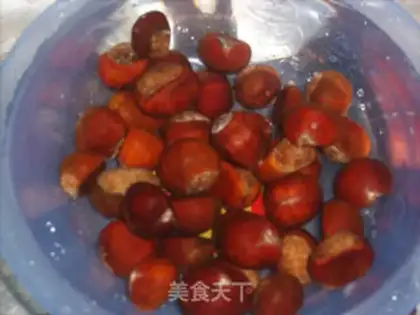 Make Microwave chestnut step 1