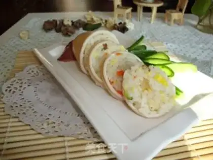 Make Squid rice step 8