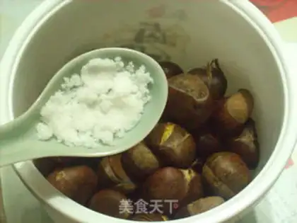 Make Microwave chestnut step 4