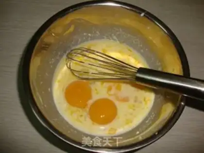 Make Cheese almond cake step 1