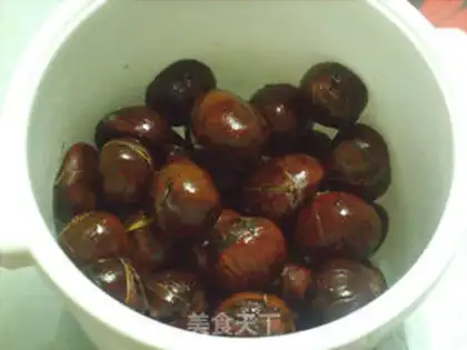 Make Microwave chestnut step 6