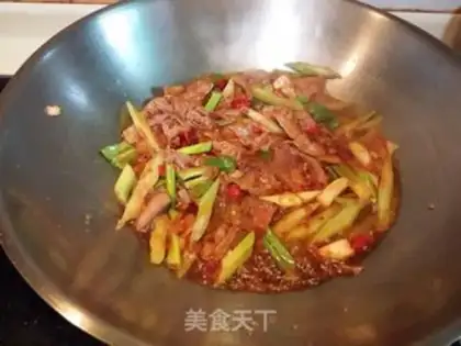 Make The liver and the waist are fried step 6