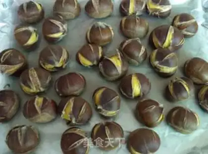 Make Baked chestnuts step 4