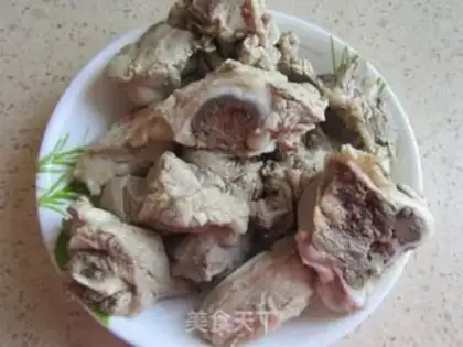 Make Bone radish soup step 1