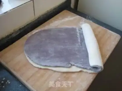 Make Purple double rolls step 6