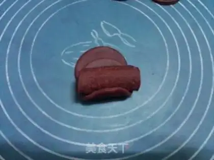Make Rose cookies step 9