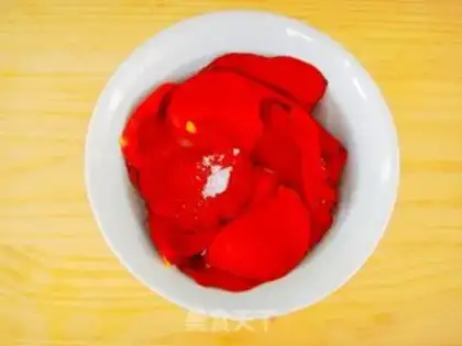 Make Rose rice step 1