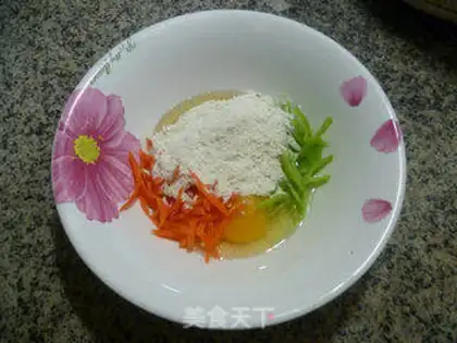 Make Pepper carrot eggcake step 1