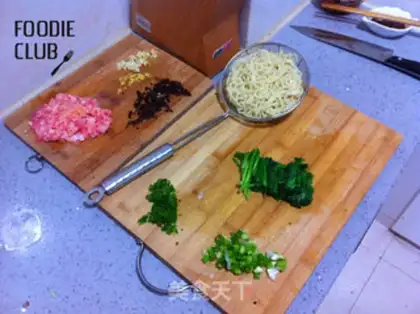 Make Soy noodles step 1