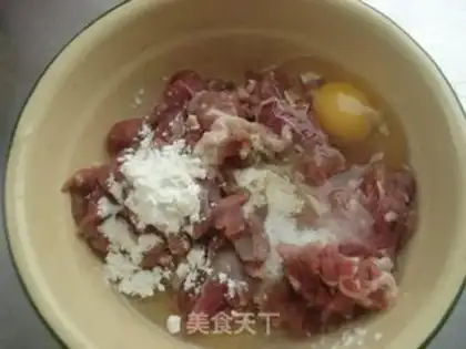 Make Carrot and meat step 1