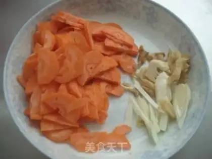 Make Carrot and meat step 2
