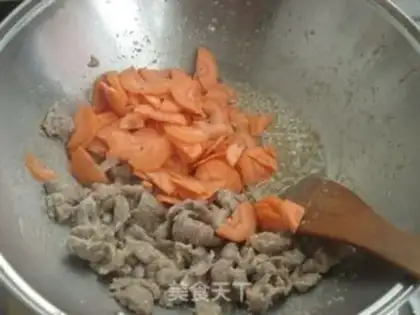 Make Carrot and meat step 4