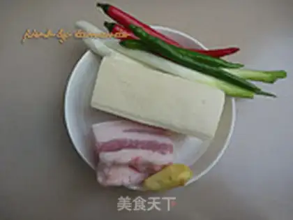 Make Five flowers and tofu step 0
