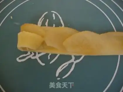 Make Rose apple rolls step 9
