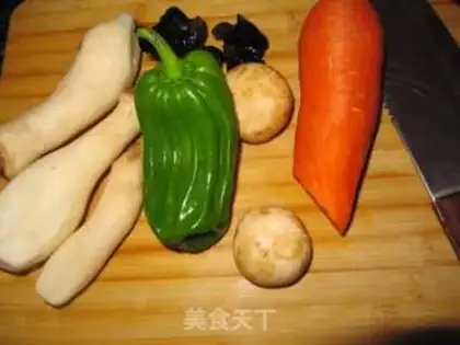 Make Mushball soup step 0