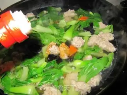 Make Mushball soup step 8