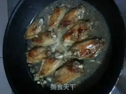 Make Garlic chicken wings step 4