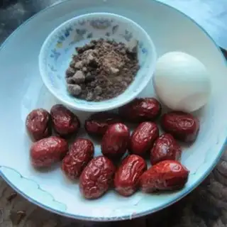 Make Red dates for eggs step 1