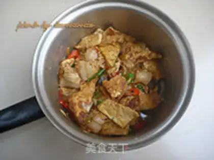 Make Five flowers and tofu step 11
