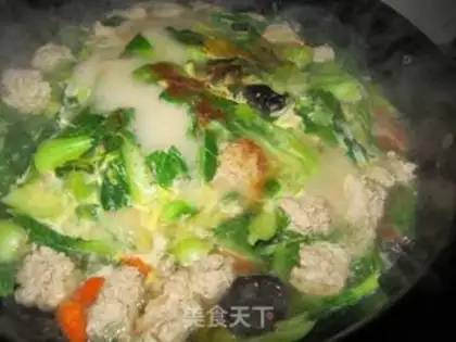 Make Mushball soup step 11