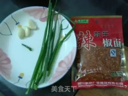 Make Oily noodles step 1