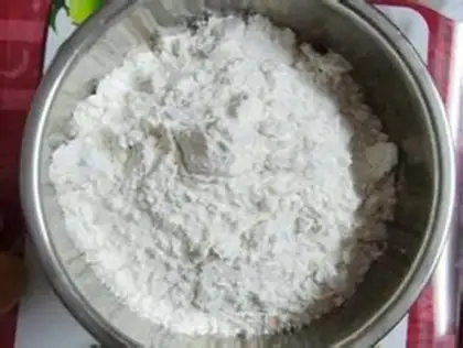 Make Coconut rice cake step 1