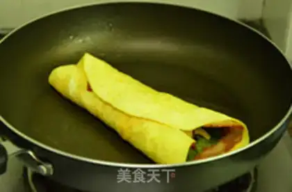Make Bacon omelet step 6