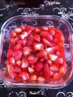 Make Homemade strawberry jam step 3