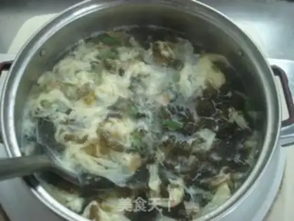 Make Egg soup step 5