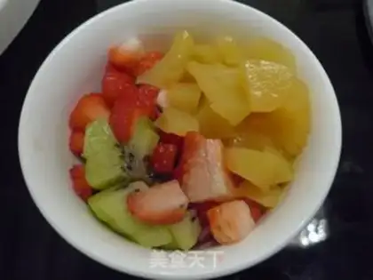 Make Fruit birthday cake step 13
