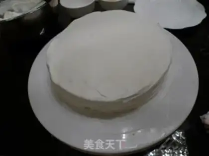 Make Fruit birthday cake step 16