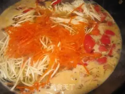 Make Mushroom vegetable noodles step 11