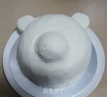 Make Teddy Bearcake step 6