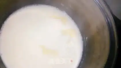 Make Black sesame milk step 3