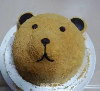 Make Teddy Bearcake step 7