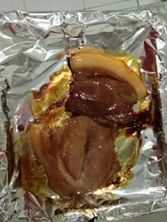 Make Honey sauce and roast meat step 5