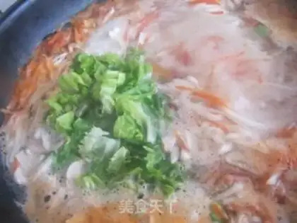 Make Mushroom vegetable noodles step 13